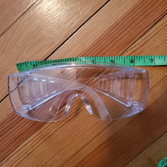 Large Clear Safety Glasses - Picture 4 of 5